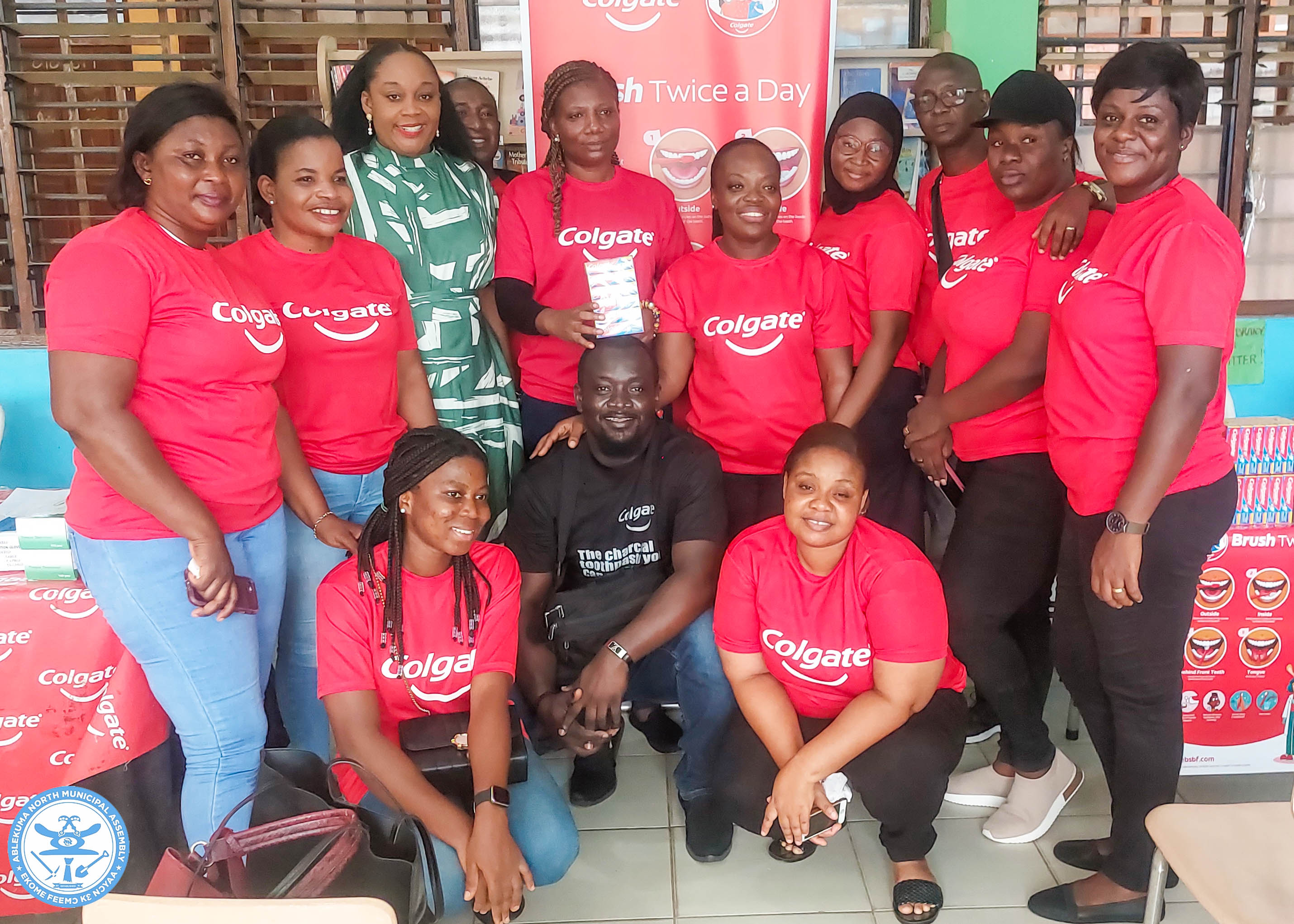 ABLEKUMA NORTH MUNICIPAL ASSEMBLY DONATED PLASTIC CHAIRS AND TABLES TO THE HEALTH DIRECTORATE