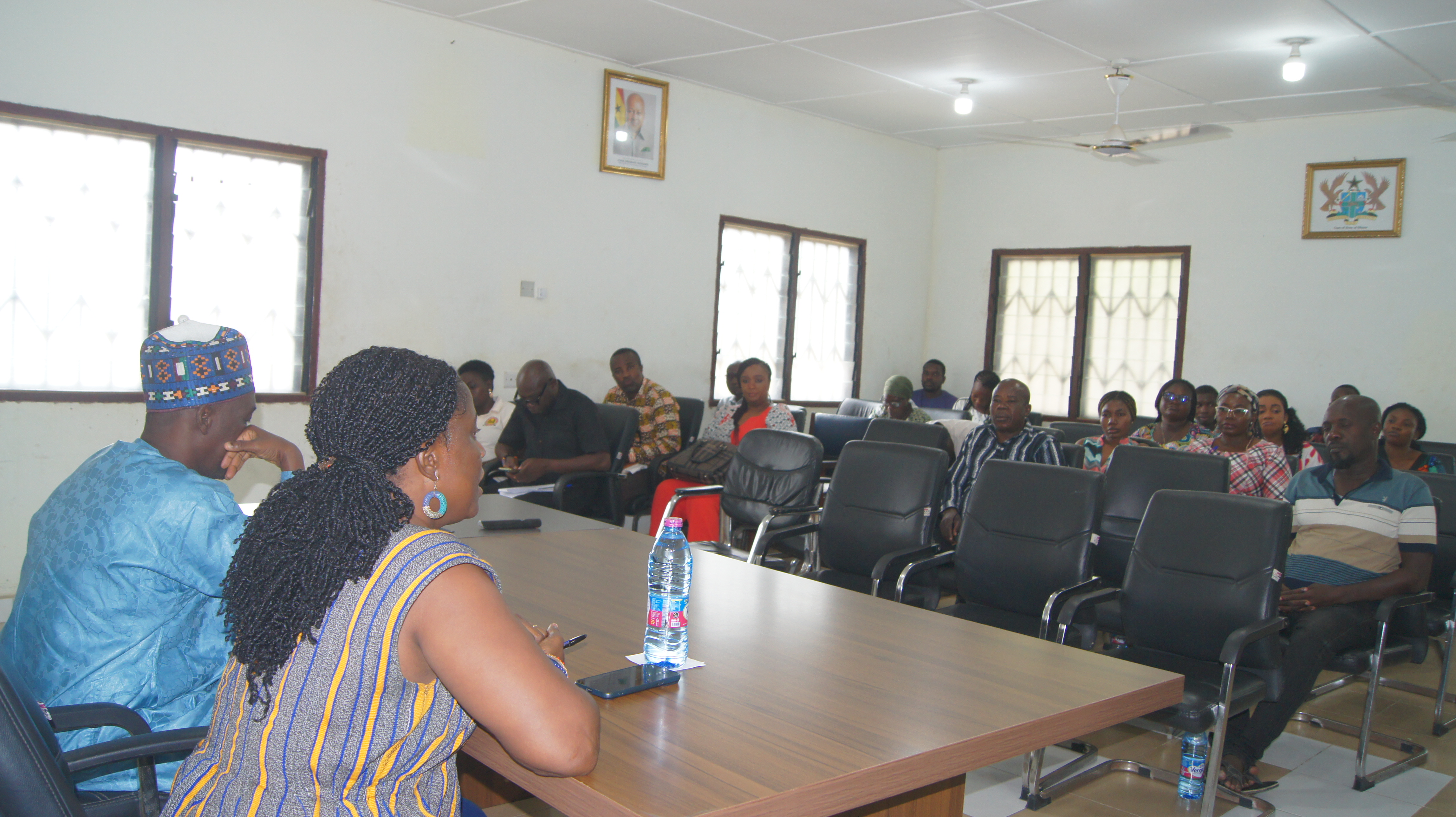 THE M.C.E MEETS WITH DEPARTMENTAL AND UNIT HEADS