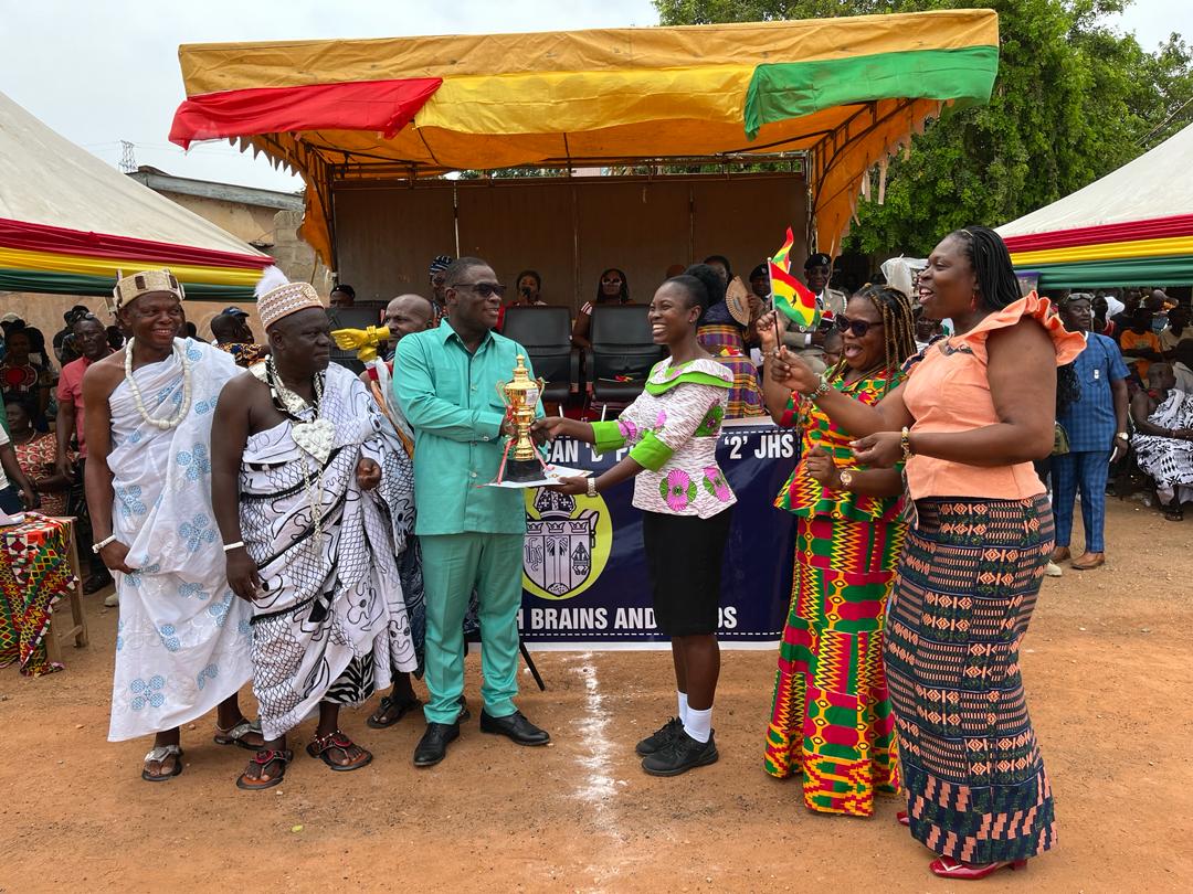 ABLEKUMA NORTH PUPILS PARADE FOR 67TH INDEPENDENCE DAY CELEBRATION.