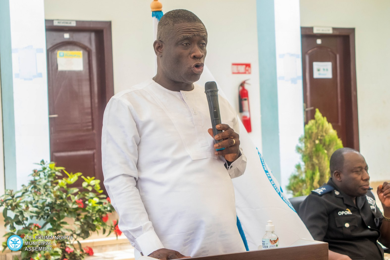 THE ABLEKUMA NORTH MUNICIPAL ASSEMBLY HAS HELD A STAFF DURBAR AT THE CONFERENCE HALL OF THE ASSEMBLY