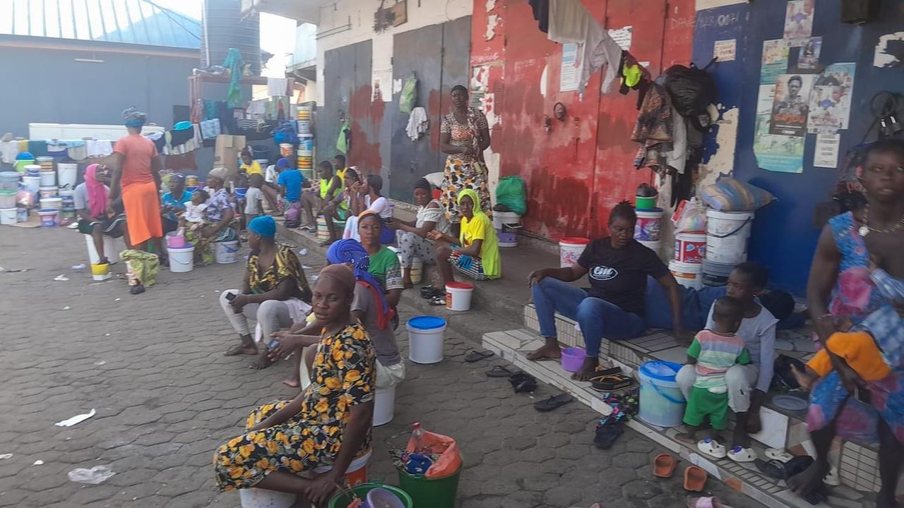 THE ABLEKUMA NORTH HEALTH DIRECTORATE CARRYING OUT A MALARIA EDUCATION AT DARKUMAN HOUSEHOLDS AND WITH KAYAYE